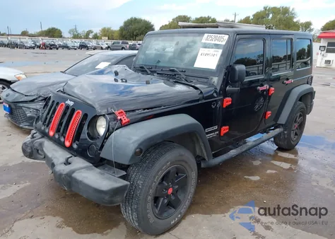2013 Jeep Wrangler Unlimited Sport из США, поврежденный, VIN 1C4HJWDG1DL520898